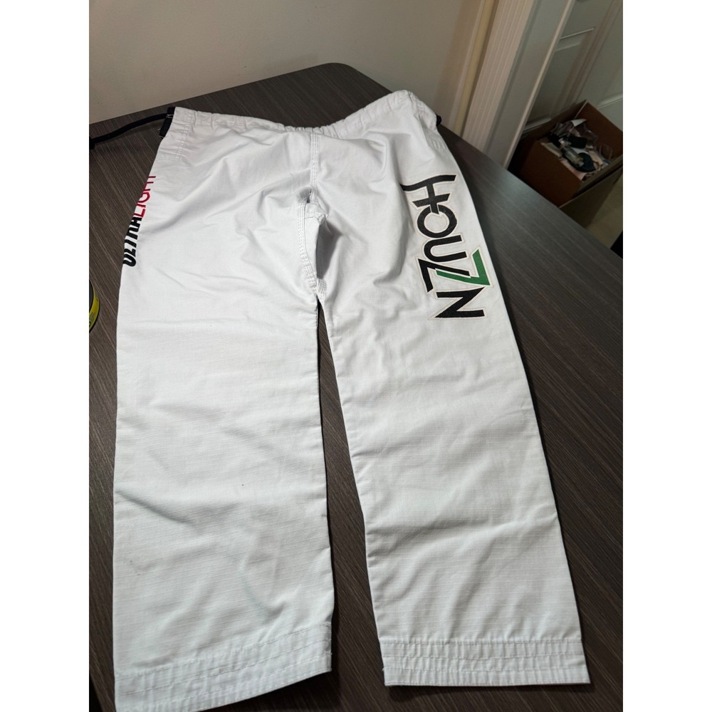 Kingz Nano Ultralight BJJ Gi Pants White Ripstop Jiu Jitsu Martial Arts Size A1